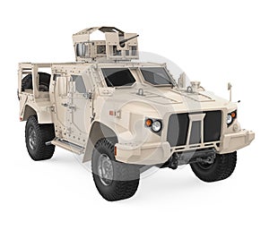 Humvee High Mobility Multipurpose Wheeled Vehicle Isolated