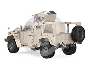 Humvee High Mobility Multipurpose Wheeled Vehicle Isolated