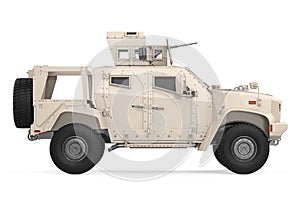 Humvee High Mobility Multipurpose Wheeled Vehicle Isolated