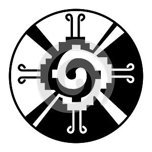 Hunab Ku symbol illustration