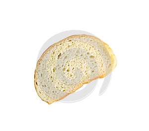 Hunch of bread isolated on white background