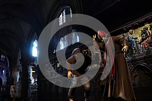 The hunchback of Notre-Dame