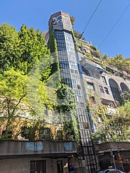 Hundertwasser Haus exterior Vienna Austria