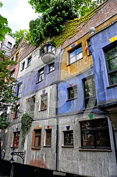 Hundertwasser house in Vienna