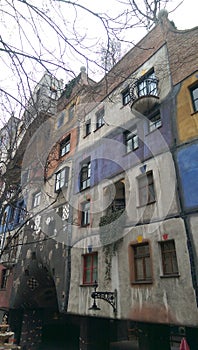 Hundertwasser house in vienna