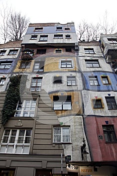 Hundertwasser House in Vienna,