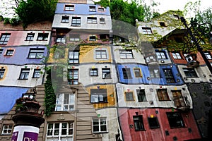 The Hundertwasser House Vienna photo