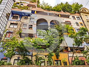 Hundertwasser House in Vienna, Austria