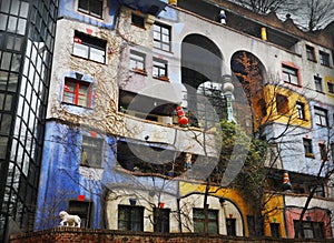 Hundertwasser house photo
