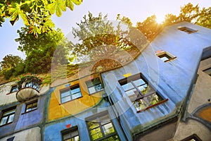 Hundertwasser house photo