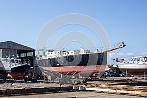 Dry dock in Hundested, Denmark