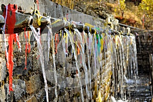Hundred and eight holy fountains of Muktinath