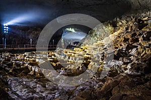 The Hundred Plates of Akiyoshi Cave photo
