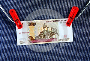 Hundred Roubles on the Rope