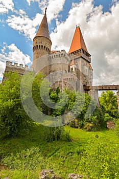 Hunedoara Castle, also known a Corvin Castle or Hunyadi Castle, is a Gothic-Renaissance castle in Hunedoara, Romania. One of the