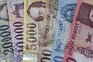 Hungarian banknotes money bill tax currency bank banking huf magyar hungary hungarian crisis inflation magyar forint budget