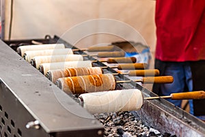 Hungarian Chimney cakes