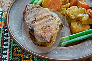 Hungarian dish of pork