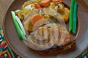 Hungarian dish of pork photo