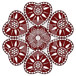 Hungarian folk ornament