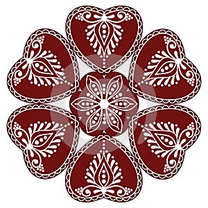 Hungarian folk ornament