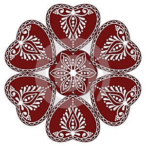 Hungarian folk ornament