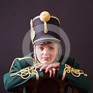 Hungarian hussar woman