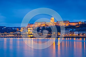 Hungarian landmarks, Budapest at night