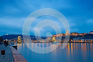 Hungarian landmarks, Budapest at night