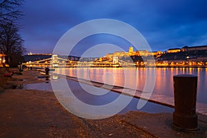 Hungarian landmarks, Budapest at night