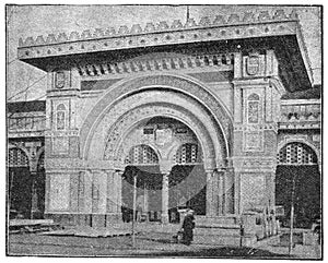 Hungarian Millenary Exhibition in Budapest, 1896. Exhibition Hall. photo