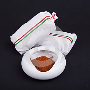 Hungarian paprika powder, a very tastefully seasoning for food