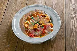 Hungarian paprikash