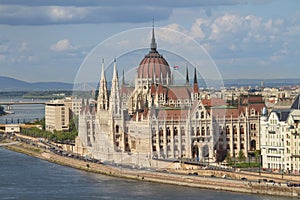 The Hungarian Parliament, Budapest, Hungary.