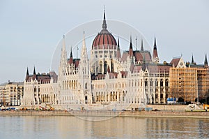 Hungarian parliament building in Budapest