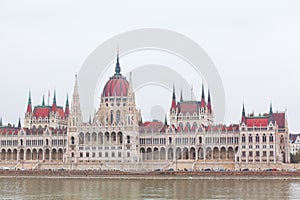 The Hungarian Parliament Building in Budapest