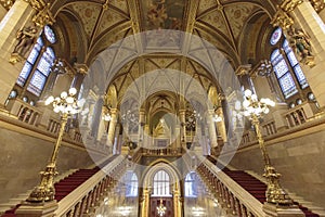 Hungarian Parliament Building in Budapest