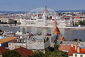 Hungarian Parliament Building in Budapest - Hungary
