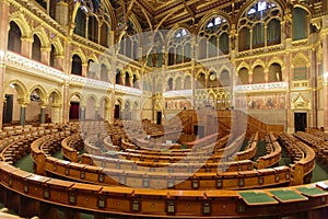 Hungarian Parliament Building in Budapest