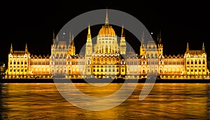 Hungarian parliament in Budapest, Hungary