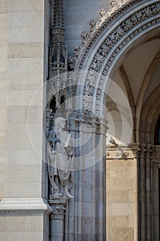 Detail of the Hungarian Parliament Building