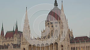 Hungarian parliament building time lapse