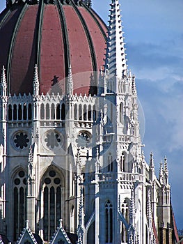 Hungarian Parliament cupola detail