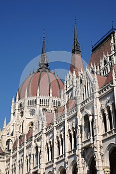 The Hungarian Parliament - dome roof