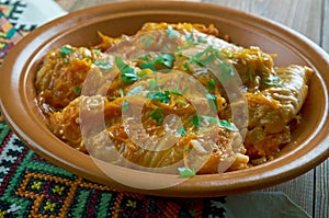 Hungarian stuffed cabbage