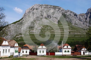 Hungarian village Rametea (Torocko), Romania