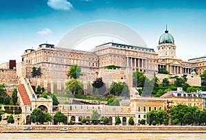 Royal Buda Castle, Danube river - Budapest, Hungary
