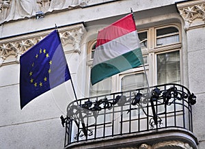 Hungary EU flag photo