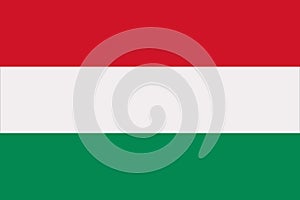 Hungary flag vector photo