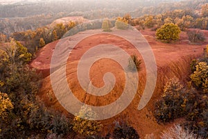 Hungary - GÃ¡nt town with bauxite mine